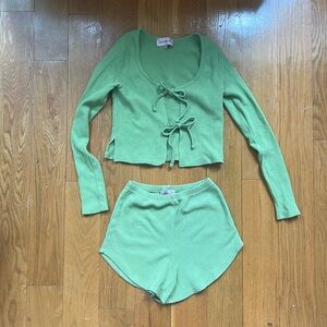 Brat green co-ord set